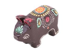 Статуэтка Свинья (дерево,росипсь) №Дж40/1 - Ганг фото 2