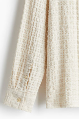 Camisa en tejido texturizado Regular Fit - H&m фото 2