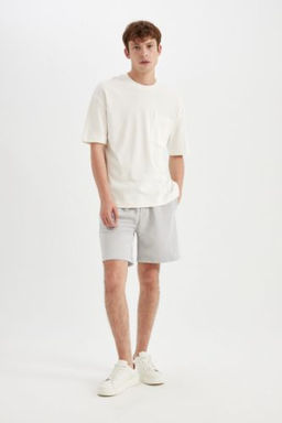 Regular Fit Duz Paca Basic Duz Sort