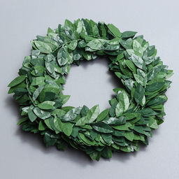 Лиана искусственная для декора «Лавровый лист», 3 метра, 13×13×2 см