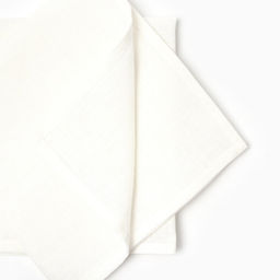 Набор сервировочных салфеток с декоративными кольцами Этель Еco style 46х46 см - 4 шт, 100% лён