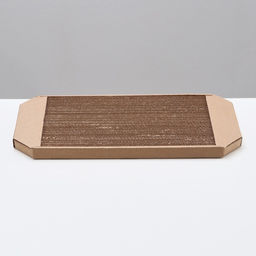 Когтеточка-лежанка для кошек Пижон из гофрокартона, 49 х 23 х 2,5 см, КРАФТ  фото 4