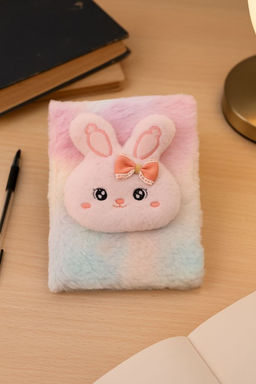Блокнот плюшевый Cute bunny , 13х18 см, плотность 80 гр.