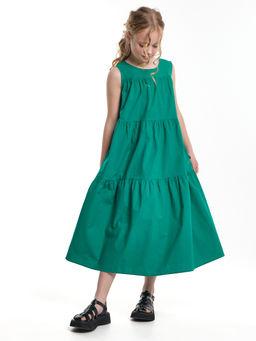 Платье Boho для девочки подростка UD 5169 изумрудный