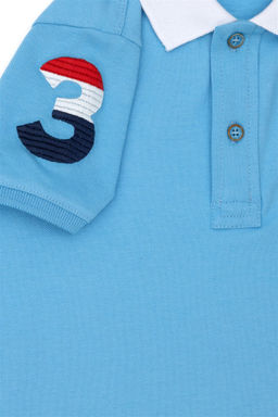 U. S. Polo Assn Базовая футболка-поло бирюзового цвета для мальчиков - U.s. polo assn фото 4