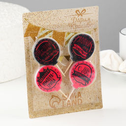 Cвечи в торт «Женские», 4×4.4 см, 4 шт.