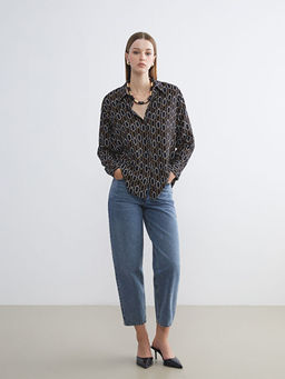 Zincir Desenli Kad?n G?mlek