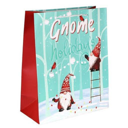 Цена за 12 шт. Пакет подарочный 18x23x10см / 5382M /уп 12/720/Новый год - Галеонтрейд фото 4