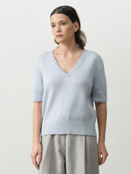 Джемпер женский из кашемира 3060 аквамарин