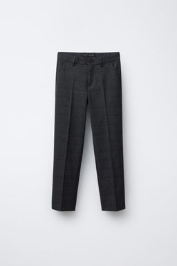 CHECK COMFORT SUIT TROUSERS