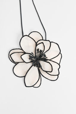 CORD NECKLACE WITH FLOWER - Zara фото 5