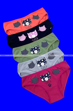 Цена за 5 шт. Детские трусы для девочек Турция арт. 142409