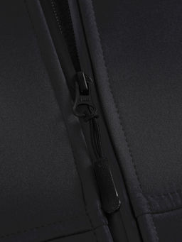 Ветровка спортивная мужская с капюшоном softshell черного цвета 9563Ch - Mtforce фото 22