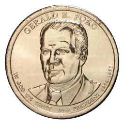 1 доллар 2016 года D 38-й президент США Джеральд Форд