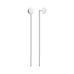 Серьги из серебра без вставки, Л-24684