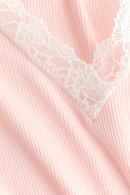 Top con escote de encaje en V - H&m фото 6