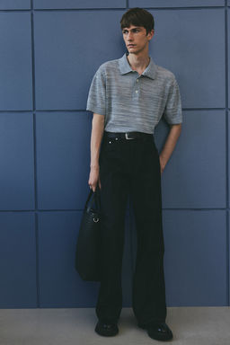 Polo en punto fino Regular Fit - H&m фото 2
