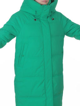 H24-620 GREEN Куртка зимняя женская (200 гр. холлофайбер)
