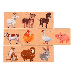 Разрезные картинки Домашние животные - Лесная мастерская фото 9