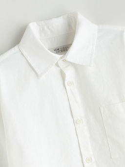 Basic Uzun Kollu Erkek ?ocuk G?mlek