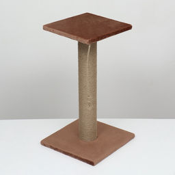 Когтеточка-столбик, 10, с площадкой, КД-37, джут 35 х 35 х 64 - Simaland фото 12