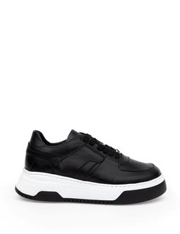 Siyah Deri Sneaker - Pierre cardin фото 4