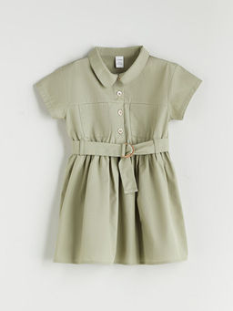 Kemerli Basic K?z ?ocuk Elbise