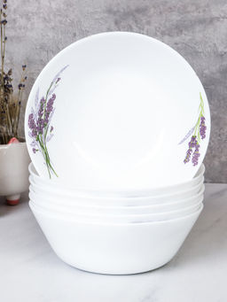 Набор суповых тарелок 6 штук 550 мл 155 мм ЕВРО / LGW-60 (7131-3) /уп 12/ Букет лаванды - Галеонтрейд фото 2