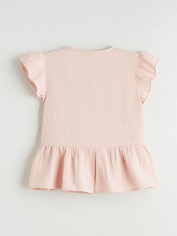 V Yaka F?rf?r Detayl? M?slin K?z ?ocuk G?mlek