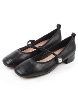 06-B69A-121A BLACK Туфли женские (натуральная кожа)