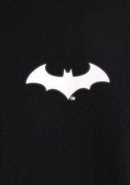 Batman Bask?l? Siyah Tisort - Mavi фото 8