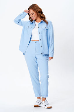 Костюм Liona Style 694 нежно-голубой  фото 2