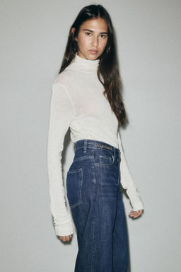 Straight High Jeans - H&m фото 5
