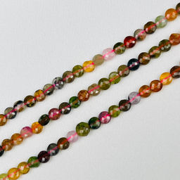 Бусины для украшений из Турмалина микс (105 бусин)