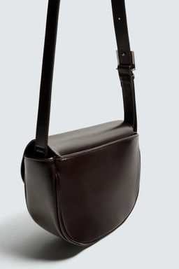 LEATHER CROSSBODY BAG - Zara фото 5