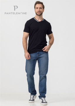 Новинка. Мужская футболка с V-обр. вырезом (58-62) - Pantelemone фото 6
