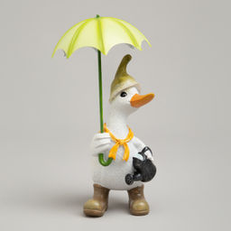 СТАТУЭТКА УТКА ПОД ЗОНТИКОМ 10,5Х12Х20 СМ - Lefard фото 6