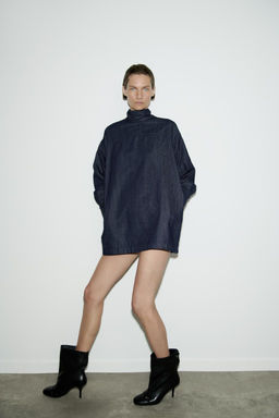 ZW COLLECTION SHIRT WITH TIE AND BUTTONS - Zara фото 11