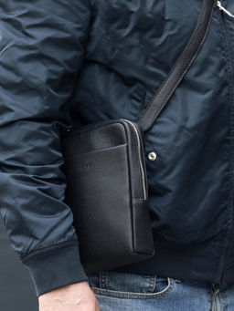 Мужская кожаная сумка Dierhoff ДМ 2042/МХ - Sergio valentini фото 4