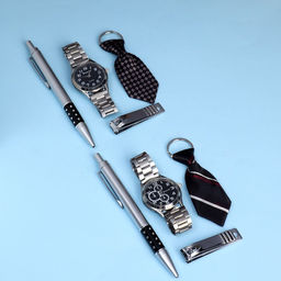 Набор подарочный 4в1 (ручка, часы, кусачки, брелок),микс - Simaland фото 4