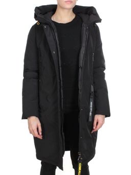 YR-961 BLACK Пальто зимнее женское АЛИСА (200 гр. холлофайбера) - Fashion фото 8