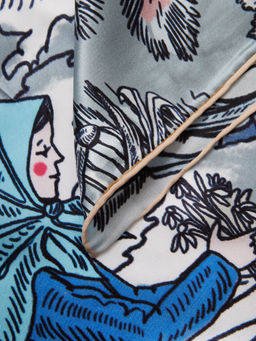 Платок жен. шелк 90х90 E03-8492-11