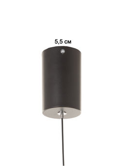 Светильник «Найт» 2×7 Вт LED 4000К черный/золото 24×24×38(+150)см