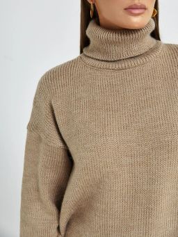 JETTY Джемпер вязаный свитер с горлом  фото 9