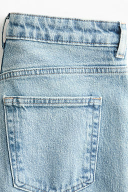 Slim Straight Regular Waist Ankle Jeans - H&m фото 8