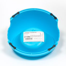 Миска Ракушка, 100 мл, 13,6х12,5х7 см, голубая - Пижон фото 4