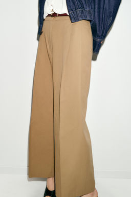 TROUSERS WITH BELT AND DARTS - Zara фото 15