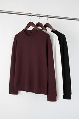 TRENDYOL MAN Siyah-Lacivert-Antrasit Regular/Normal Kesim 3lu Paket Basic %100 Pamuk Tok T-shirt TMNAW21TS0197 - Trendyolmilla фото 45
