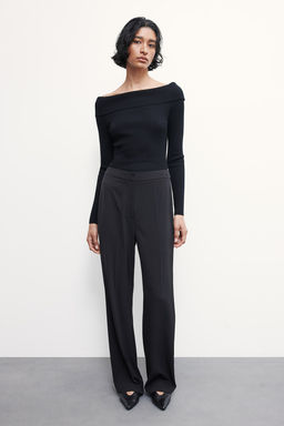 Top off-the-shoulder en punto de canale - H&m фото 3