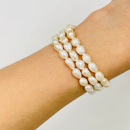 Бусины для украшений из белого Жемчуга 34 см